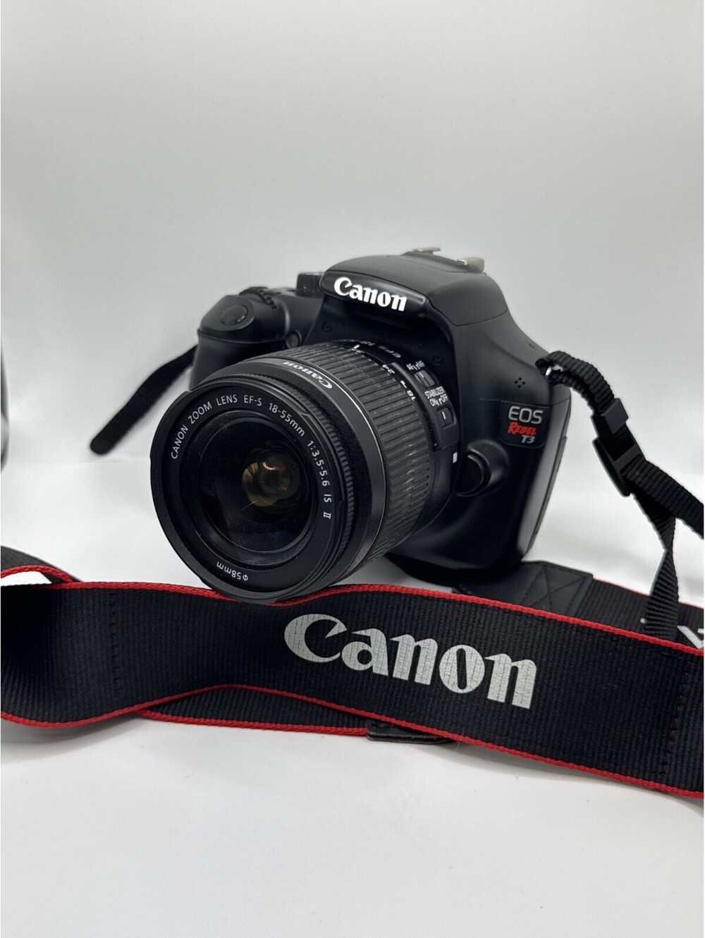 Canon EOS Rebel T3 Digital SLR 12.2MP w/ 18-55mm Lens, Black